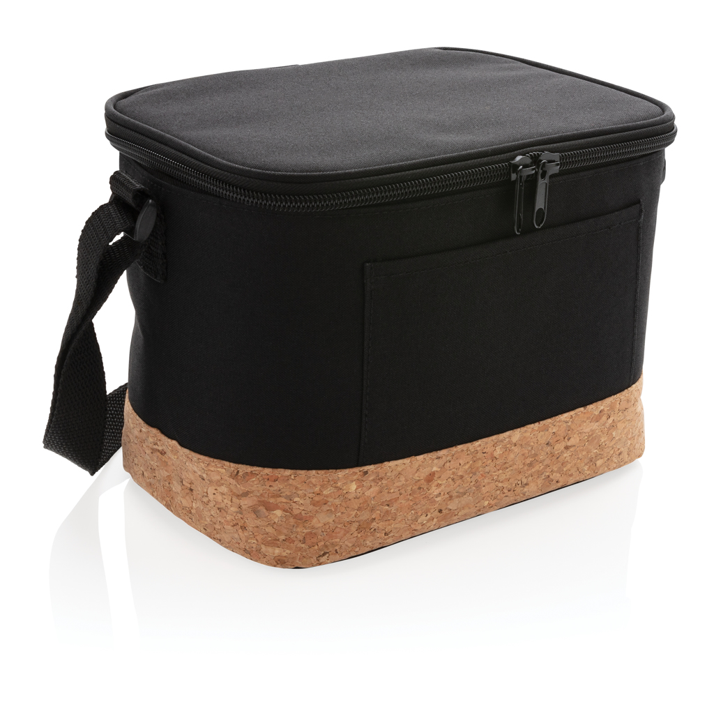 Two Tone Cooler Bag With Cork Detail