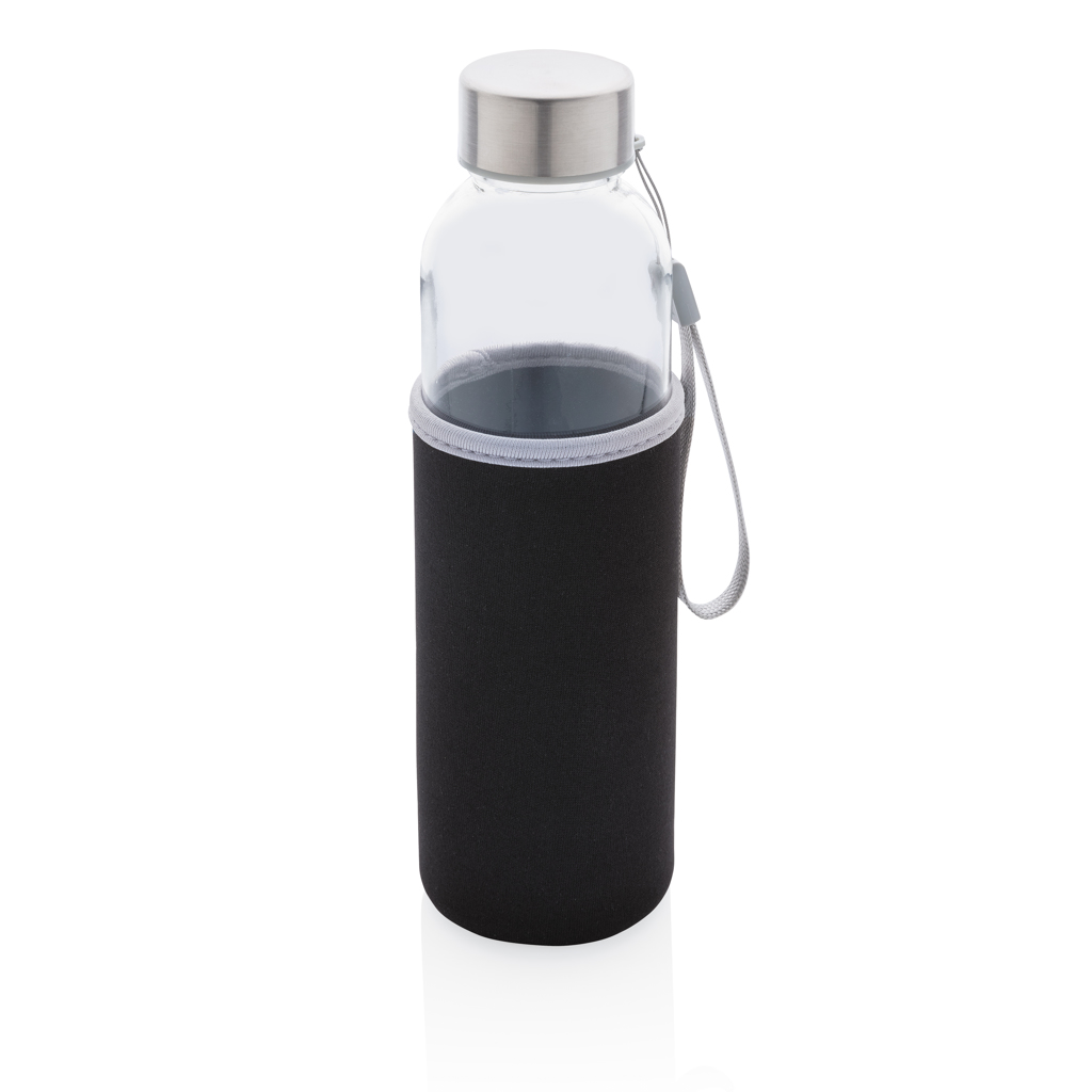 Glass Bottle With Neoprene Sleeve