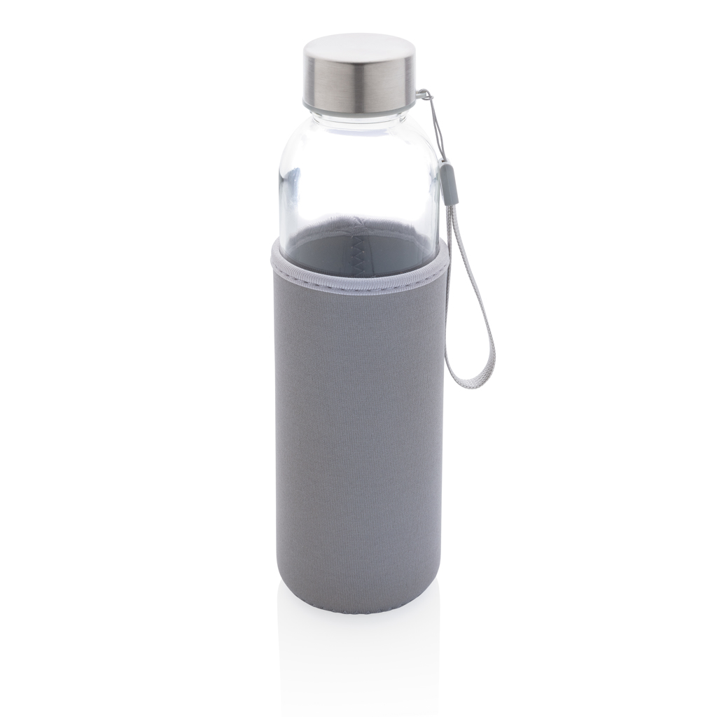 Glass Bottle With Neoprene Sleeve