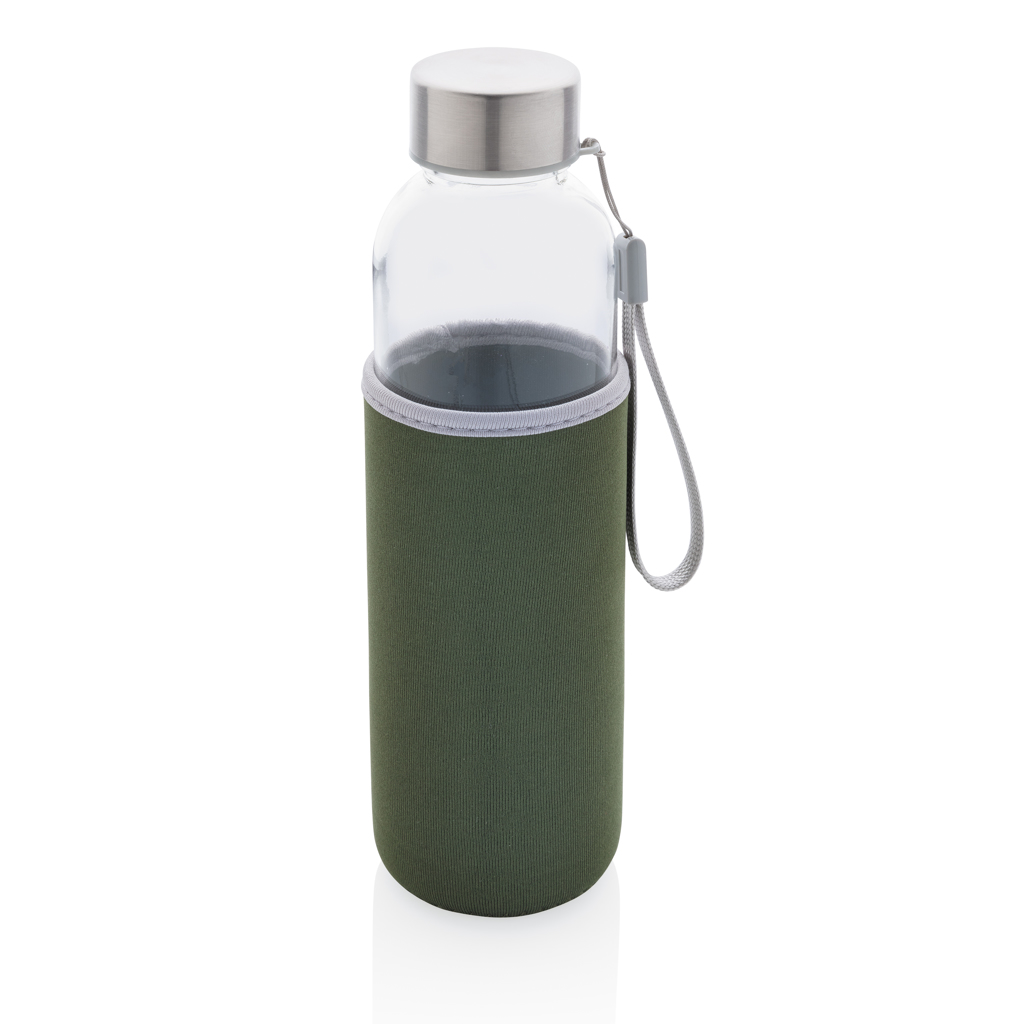 Glass Bottle With Neoprene Sleeve