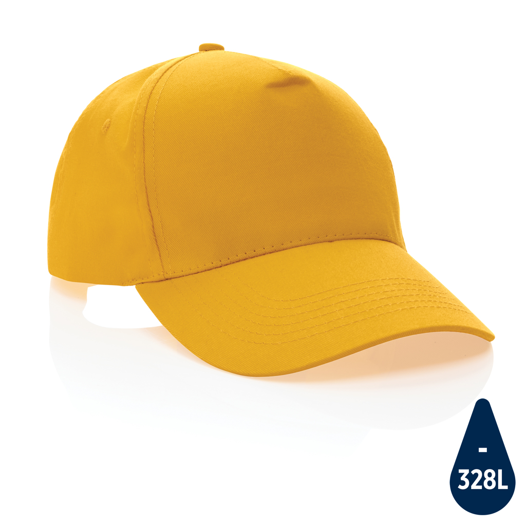 Impact 5 Panel 190Gr Recycled Cotton Cap With Aware Tracer