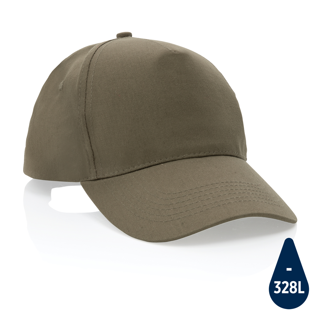 Impact 5 Panel 190Gr Recycled Cotton Cap With Aware Tracer