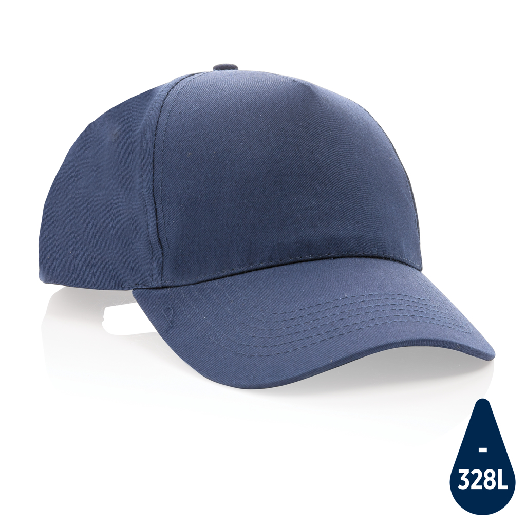 Impact 5 Panel 190Gr Recycled Cotton Cap With Aware Tracer