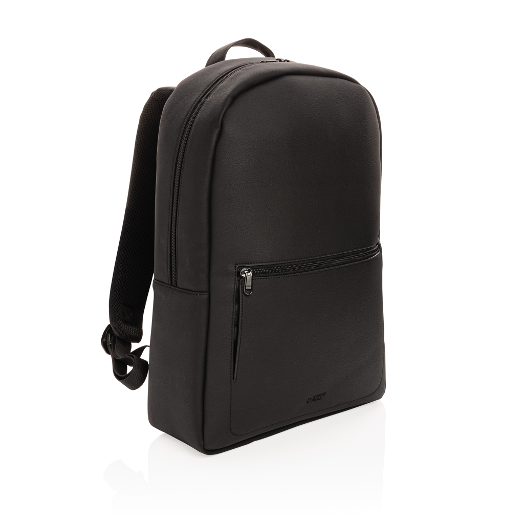 Swiss Peak Deluxe Vegan Leather Laptop Backpack Pvc Free
