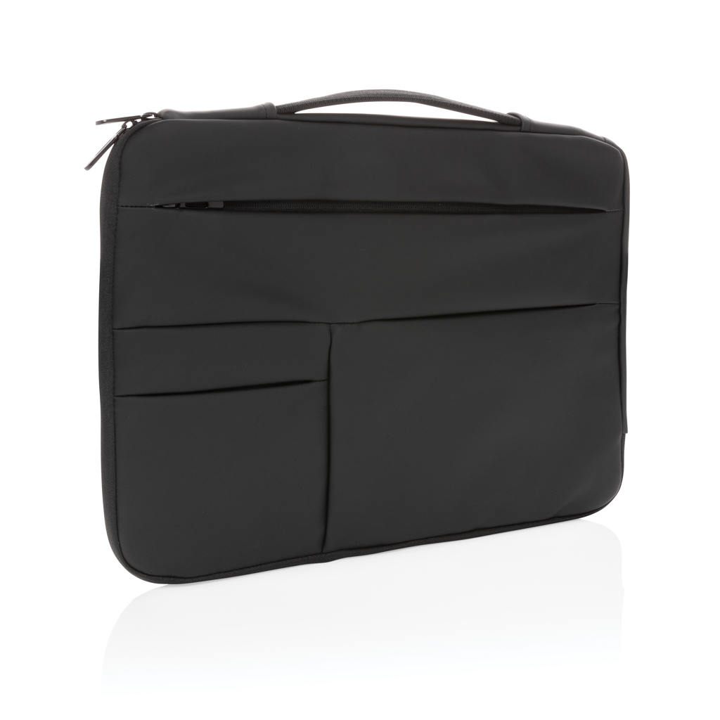 Smooth Pu 15.6" Laptop Sleeve With Handle
